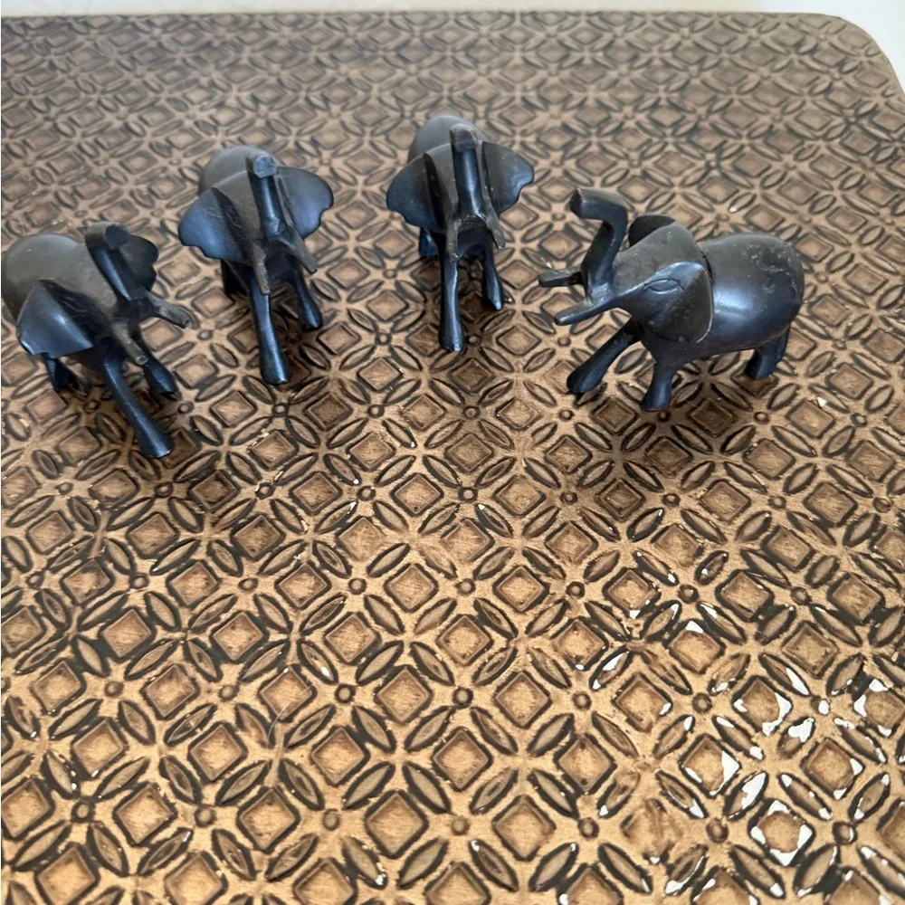 Pottery Barn African Elephant Place Card Holders